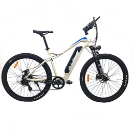 DasBike Mountain bike elettriches DAS.BIKE - Bicicletta elettrica da mountain bike, 29", in alluminio, con attacco USB, colore: bianco