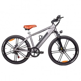 D&XQX Bici E-Bike Bike, Bici di Montagna Elettrica, 6-velocità 26 Pollici Fat Tire Strada Biciclette con Freni A Disco Idraulici E Forcella, 48V / 10AH Batteria, 350W City Bike Leggeri