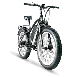 Extrbici Mountain bike elettriches Extrbici Batteria per Bicicletta elettrica 48v 1000w 26 Pollici Grasso Pneumatico Adulto Mountain Bike elettrica XF650 (XF650 1000W 13A 21S Bianco e Nero)