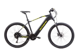 F.lli Schiano Mountain bike elettriches F.lli Schiano E- Jupiter, Bicicletta elettrica Unisex Adulto, Nero-Giallo, 27.5
