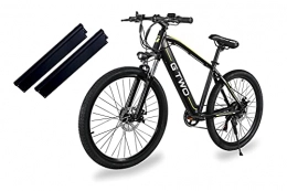 Ficyacto Mountain bike elettriches Ficyacto Bicicletta Elettrica 500W Uomo Donna 26", Telaio in lega di alluminio, Due batterie 48V 9.6AH, Sospensione Anteriore