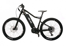 FLX Mountain bike elettriches FLX Blade Electric Bicycle, Electric Mountain Bike with Suspension, Powerful Motor, Long-Lasting Battery, and Wide Range (Gloss Black, 17.5 AH Battery)