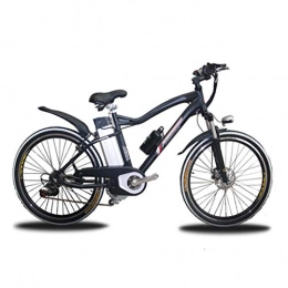 FZYE Bici FZYE Lega Alluminio Bicicletta Elettrica, 26 Pollici velocità Variabile Bici Display LCD Adulto Bike Sport Tempo Libero, Nero