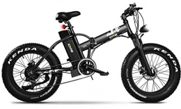 giordanoshop Mountain bike elettriches giordanoshop Fat-Bike Bicicletta Elettrica Pieghevole a Pedalata Assistita 20" 250W Icon.E iMonster Black Nera