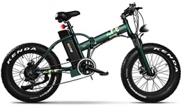 giordanoshop Mountain bike elettriches giordanoshop Fat-Bike Bicicletta Elettrica Pieghevole a Pedalata Assistita 20" 250W Icon.E iMonster Green Verde
