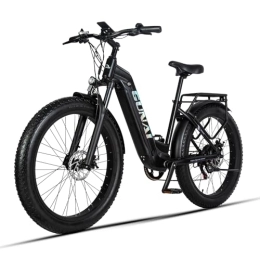 GUNAI Bici GUNAI GN26 Bicicletta Elettrica per Adulti, 26 Pollici Bicicletta da Città con Pneumatici Grassi con Motore Bafang e 48V 17.5AH Batteria Samsung