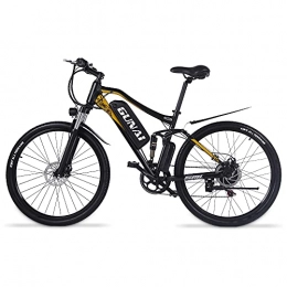 GUNAI Bici GUNAI Mountain Bike Elettriche da 27, 5 pollici 500W Bicicletta Elettrica con Batteria Agli ioni di Litio da 48 V 15 Ah, Bici Elettrica Shimano 7 Velocità per Adulti