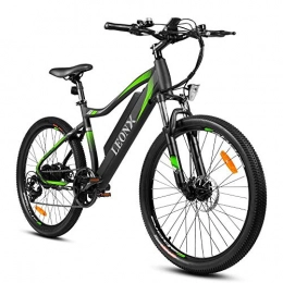 H&G Mountain bike elettriches H&G Biciclette elettriche per Adulto, 26'' Bici Elettrica Motore da 350 W, velocità Massima 25 km / h per Adulti Città Pendolarismo Ciclismo all'aperto, Green