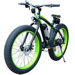 H&J Mountain bike elettriches H&J - Mountain Bike elettrica off-Road con Pneumatici da 66 cm, velocità Fino a 30 km / h, con Illuminazione e Altoparlanti (Batteria Rimovibile da 36 V / 350 W)