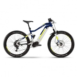 HAIBIKE Mountain bike elettriches HAIBIKE Sduro Fullseven Life 7.0 Bosch 500wh 11v Bianco / Blu Taglia 39 2019 (eMTB all Mountain)