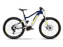 HAIBIKE Mountain bike elettriches HAIBIKE Sduro Fullseven Life 7.0 Bosch 500wh 11v Bianco / Blu Taglia 42 2019 (eMTB all Mountain)