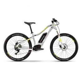 HAIBIKE Mountain bike elettriches HAIBIKE Sduro HardSeven Life 4.0 - Bicicletta elettrica da donna, 27, 5", colore: grigio / giallo, taglia XS