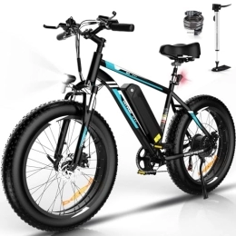 HITWAY Mountain bike elettriches HITWAY Bicicletta Elettrica, Adulti Mountain Bike Elettrico, Bicicletta elettrica da 26", E-bike da pendolarismo con batteria rimovibile da 36 V 11, 2 Ah, Shimano 7 Velocità, 35-90km
