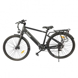 HLeoz Mountain bike elettriches HLeoz 27 '' City Bike, Bici di Montagna elettrica 250W di Alta capacità agli ioni di Litio (36V 10.4Ah) Bicicletta elettrica di 7 velocità per Adulti Femmina / Maschio per Mountain Bike Bike Neve, Nero