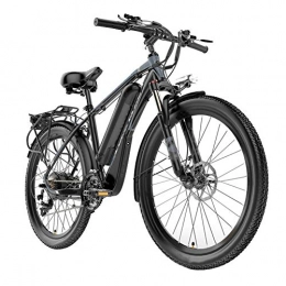 HLeoz Mountain bike elettriches HLeoz E-Bike, Elettrica Bici da Montagna Motore Posteriore da 400 W 48V Batteria al Litio Adatta per Trekking, Bicicletta Elettrica per Città - 21 velocità