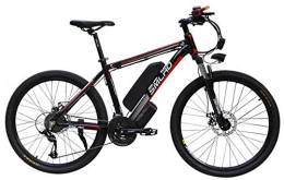 HSART Mountain bike elettriches HSART 1000 W Mountain Bike elettrica per adulti, 27 velocità Gear E-Bike con batteria al litio da 48 V 15 Ah, bicicletta professionale da fuoristrada, per uomini e donne, nero