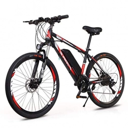 HSART Mountain bike elettriches HSART Biciclette elettriche da adulto, 250 W Ebike 26" All Terrain 36 V 10 Ah batteria agli ioni di litio rimovibile per mountain bike per uomo e donna
