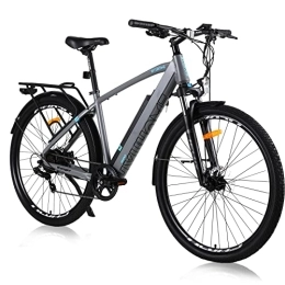 Hyuhome Bici Hyuhome Bicicletta elettrica da uomo, 28 pollici, 36 V, 12, 5 Ah, per adulti e donne, con motore Bafang e cambio Shimano a 7 marce