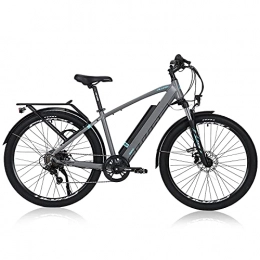 Hyuhome Mountain bike elettriches Hyuhome Bicicletta elettrica per adulti, uomo e donna, 250 W, 36 V, 12, 5 Ah, Mountain E-MTB, 27, 5 pollici, freni a disco Shimano a 7 marce, per pendolari esterni (250 W12, 5 A, 820 M)