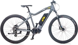 i-Bike Mountain bike elettriches i-Bike MTB Mud PRO 7, Mountain elettrica Unisex Adulto, Grigio, 50 cm