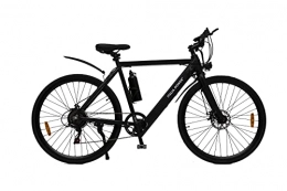 Italia Power E- Bike Ibrida, Bicicletta elettrica Unisex Adulto, Nero, M