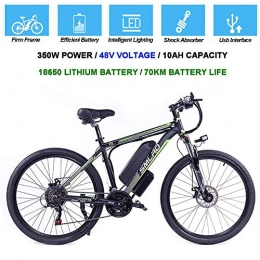 KFMJF Bici KFMJF Biciclette elettriche per Gli Adulti, 360W Lega di Alluminio-Bici della Bicicletta Removibile 48V / 10 Ah agli ioni di Litio della Bici di Montagna / Commute Ebike