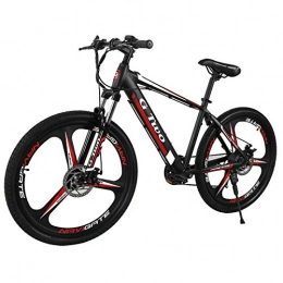 Knewss Batteria al Litio elettrica Stealth Bici da 26 Pollici Booster per Mountain Bike da Neve e-Bike Monociclo Ruota 48V9.6A-27.5 Nero