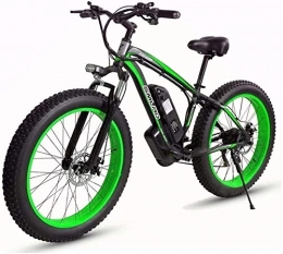 LAZNG Mountain bike elettriches LAZNG 1000W Bicicletta elettrica 48V17.5AH Batteria al Litio Neve Bici, 4, 0 Fat Tire, Maschio e Femmina all-Terrain Cross-Country Mountain Bike (Colore : E)