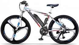 PIAOLING Mountain bike elettriches Leggero Electric City Bike di Uomini, removibile 36V 10Ah / 14AH Lithium-Ion Battery Pack integrati, 27 a livello di Maiusc assistita, 110-130Km campo pratica, doppio disco Freni Bicicletta elettrica