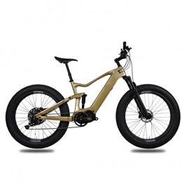 LIU Bici LIU Bici elettrica per Bicicletta elettrica per Adulti Fat Tire 1000W 48V Bici elettrica a Sospensione Completa Ultraleggera (Colore : Carbon UD Glossy)