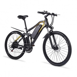LIU Bici LIU Bicicletta elettrica 27, 5 Pollici Pneumatico 500W Mountain E-Bike Adulto Bici 48V 17Ah Urban Bike (Colore : M60 wtth Two Battery)