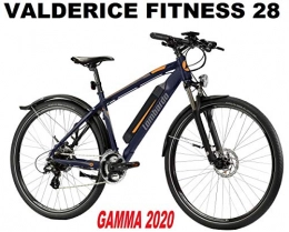 LOMBARDO BICI Mountain bike elettriches LOMBARDO BICI VALDERICE Fitness Ruota 28 Motore 250w 35Nm Batteria Semi-Integrata 417Wh 36v 11, 6ah Gamma 2020 (41 CM)