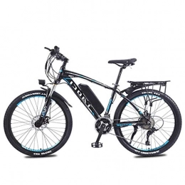 LZMXMYS Mountain bike elettriches LZMXMYS Bici elettrica, Adulti 26 Pollici Bici Ruote in Lega di Alluminio 36V 13Ah Lithium Battery Mountain Bike Bicicletta (Color : Black)