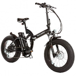 marnaula - tucano Mountain bike elettriches marnaula - tucano Monster 20 FS eBike Plegable - Suspensin Delantera - Motor 500W(Nero)