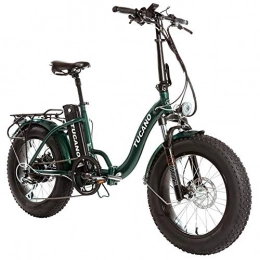 marnaula - tucano Mountain bike elettriches marnaula - tucano Monster 20 ″ Low-e-Bike Pieghevole - Sospensione Anteriore - Motore da 500 W (Verde)