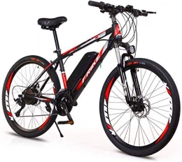 min min Mountain bike elettriches min min Bici, 26 '' Rotella Bike elettrica in Lega di Alluminio 36V 10Ah Rimovibile Batteria al Litio Mountain Bicycling Bicycle, 27-Speed ​​Ebike per Adulti