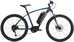 Mountain Bike elettrica Cinzia Sleek, 27,5 Pollici, Nero/Blu, 50 Centimetri