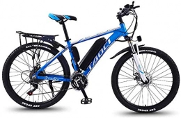 MQJ Bici MQJ Biciclette da Montagna Elettrica per Ebikes per Adulti, Grande Capacità Rimovibile Batteria Agli Ioni Di Litio (36V, 13Ah), E-Bikes 30 Speed ​​Gear 3 Modi Di Lavoro