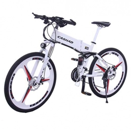 MYYDD Bicicletta elettrica Pieghevole con Batteria al Litio Rimovibile 36V Mountain Bike da 26 Pollici,B