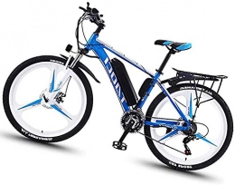 PARTAS Mountain bike elettriches PARTAS Adulti Mountainbicycle Elettrico, con 8AH Rimovibile Batteria al Litio 350W 36V 26 '' Bici elettrica 21-velocit Mountain Bike, Adatta for Gli Sport Esterni (Color : Blue, Size : 10AH)