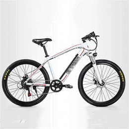 RDJM Bici RDJM Bciclette Elettriche, 26 Pollici Bici Bicicletta elettrica, 48V350W velocità variabile off-Road Bici Display LCD Forcella Bici Bicicletta (Color : White)