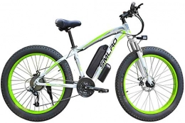 RDJM Mountain bike elettriches RDJM Bciclette Elettriche, 26 Pollici Biciclette elettriche Biciclette elettriche, 48V / 1000W Outdoor Ciclismo Viaggi Work out for Adulti (Color : Yellow)