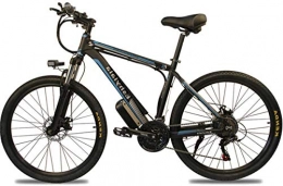 RDJM Mountain bike elettriches RDJM Bicicletta Elettrica 350W Bici elettrica 26" Adulti Bicicletta elettrica / elettrica Mountain Bike, l'ebike con Rimovibile 10 / 15Ah Batteria, Professionista 27 velocità Gears (Blu) (Size : 10AH)
