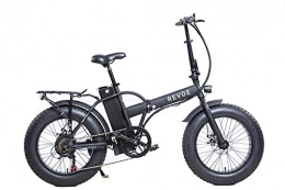 REVOE Mountain bike elettriches Revoe 551691 Dirt Vtc Bicicletta Elettrica Pieghevole 20', Nero