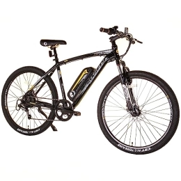 Swifty Bici Swifty AT650, Mountain Bike with Battery on Frame Unisex-Adult, Nero / Giallo, Taglia Unica
