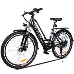 Vivi Bici Vivi Bicicletta elettrica da 250 W Mountain Bike elettrica per Adulti, Bicicletta elettrica da 26"15Mph con Batteria agli ioni di Litio 8AH, Cambio Professionale a 7 velocità (Black)