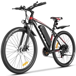 Vivi Mountain bike elettriches Vivi Bicicletta elettrica per adulti, Mountain bike elettrica da 27, 5" Ebike da 250 W, Biciclette elettriche per adulti Bici elettrica per pendolari con batteria rimovibile (rosso)