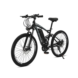 WASEK Bici WASEK Mountain bike elettrica, ciclomotore fuoristrada a doppia scossa a velocità variabile, bicicletta elettrica, scooter pendolari lavoro (gray 10A)