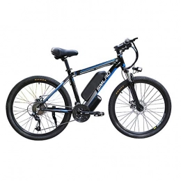 WFIZNB Mountain bike elettriches WFIZNB Mountain Bike elettriche, 26 '' Bicicletta elettrica con Le Bici smontabile 48V13AH Lithi Fuoristrada con Super Leggero in magnesio al, Dark Blue