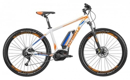 WHISTLE Bici WHISTLE Mountain Bike elettrica eMTB con pedalata assistita B-Ware CX 500, 9 velocità, Colore Grigio Ultralight - Arancione, Misura S (155-170 cm)